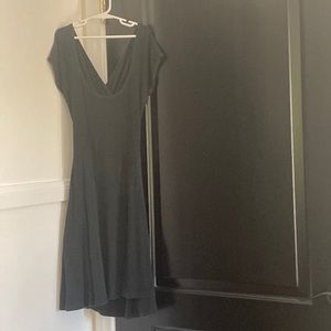 Brandy Melville black mini dress with crossover back